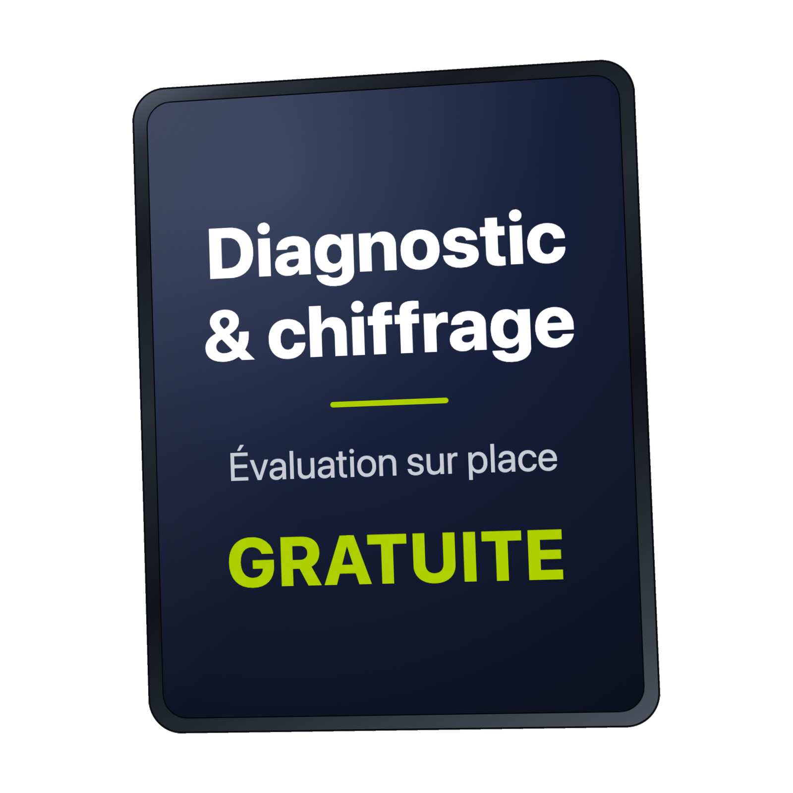 Visite &amp; devis détaillé